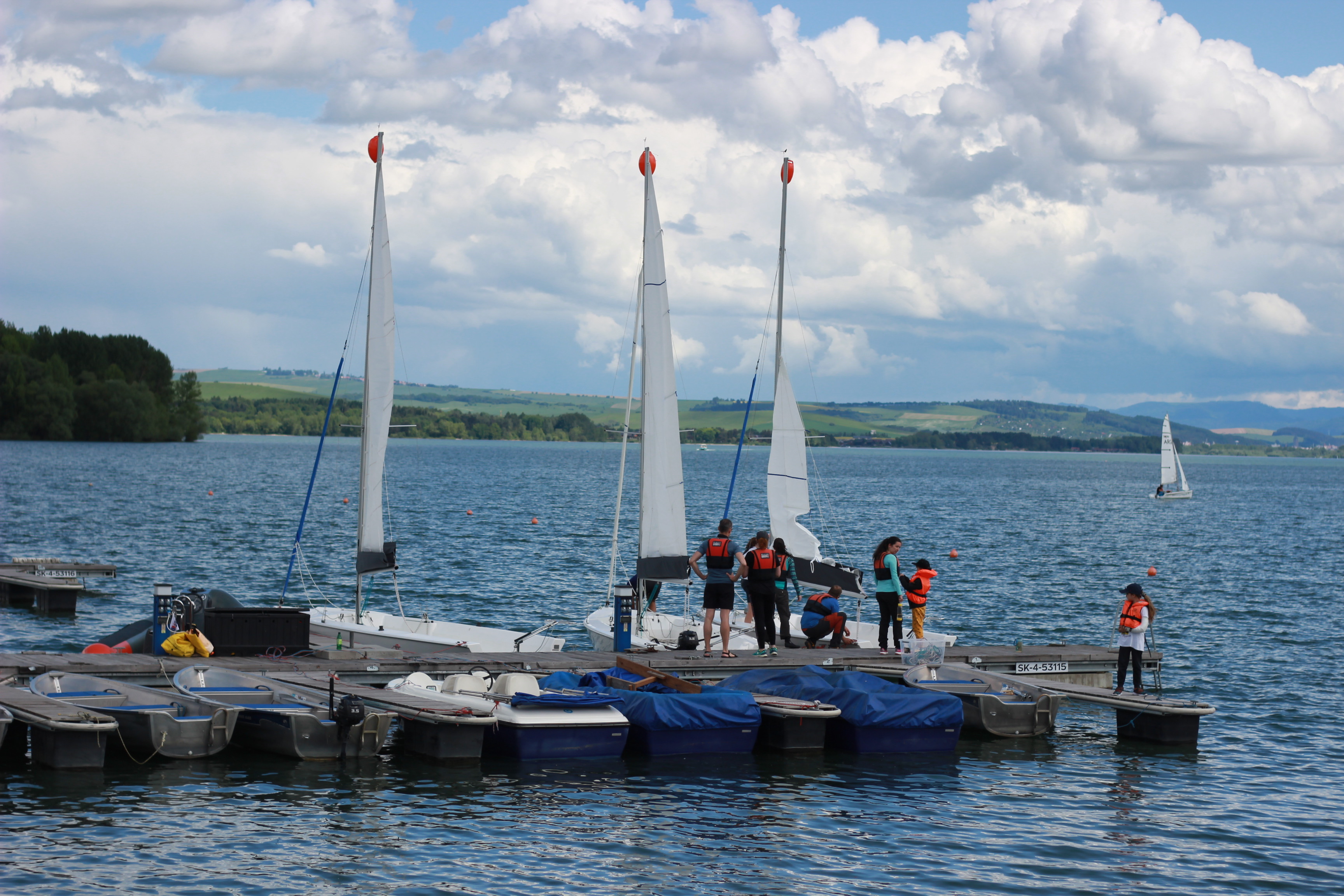 Plachetnice pripravené na plavbu